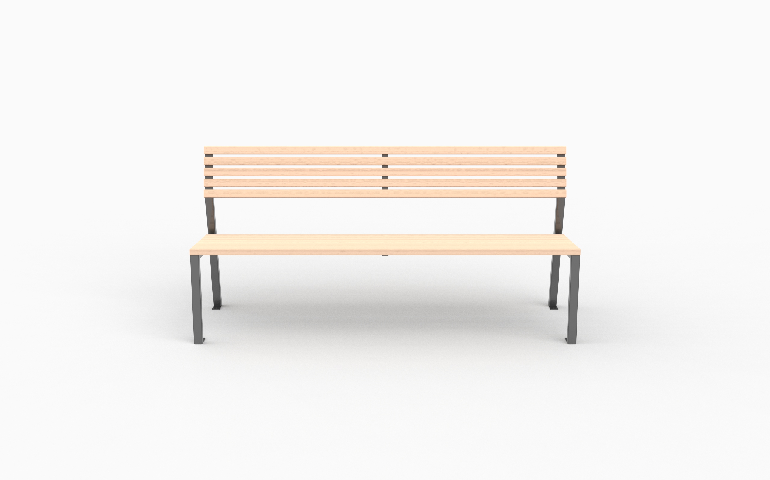 Lavička AMICA s opěradlem bez područky